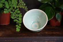 Load image into Gallery viewer, Carved Planter in Sea Green Crackle
